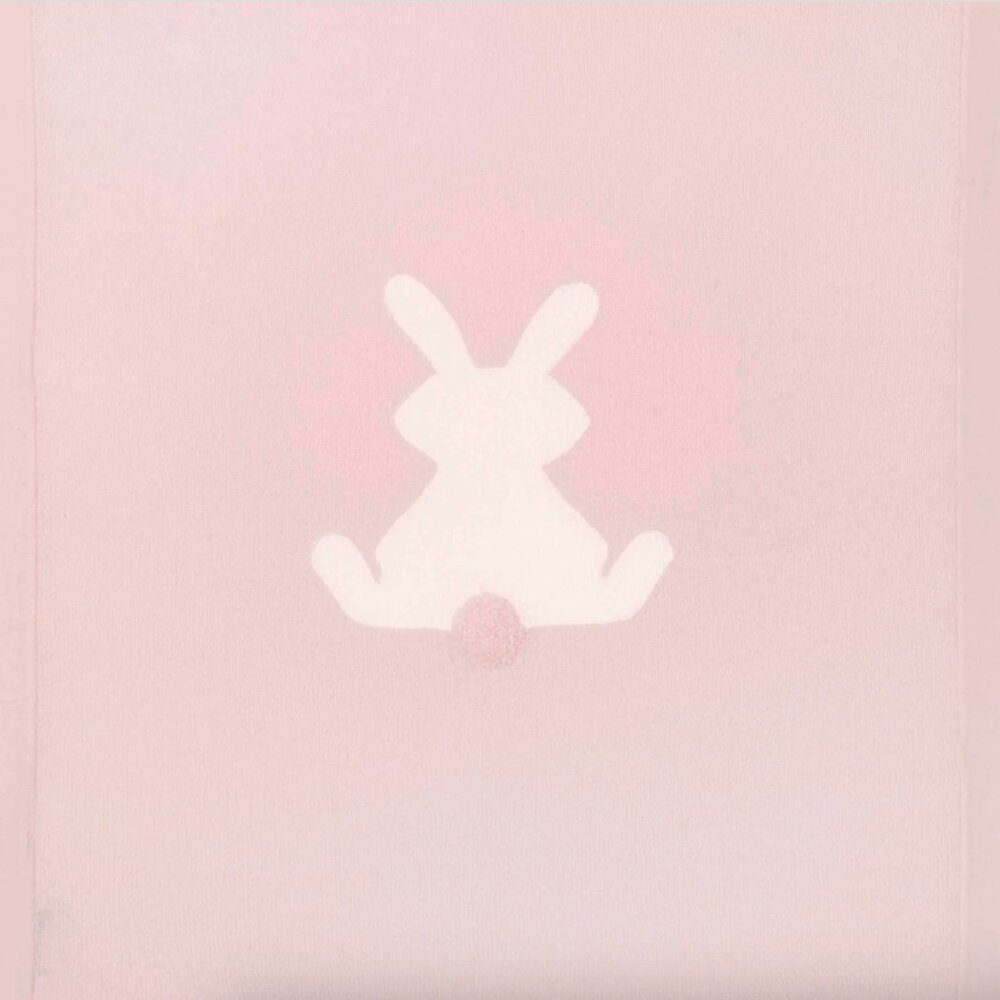 Cashmere Project Pink Bunny Baby Blanket